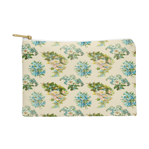 Allyson Johnson Spring Blue Floral Pouch