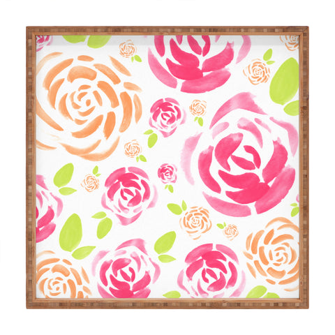 Allyson Johnson Spring is here Square Tray