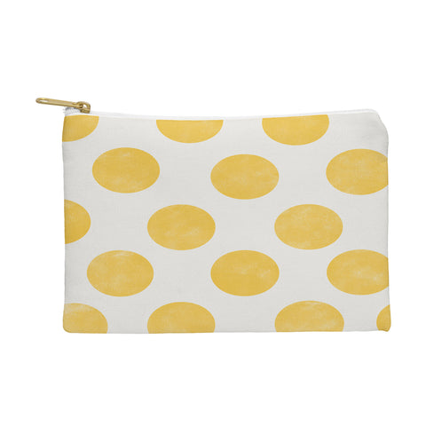 Allyson Johnson Spring Yellow Dots Pouch
