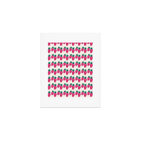 Allyson Johnson Strawberries And Cream Art Print