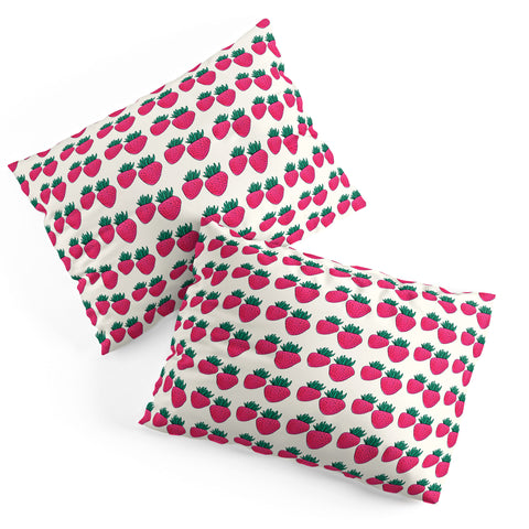 Allyson Johnson Strawberries And Cream Pillow Shams