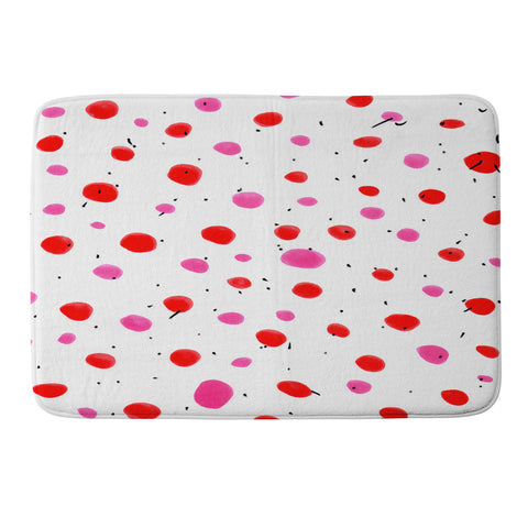 Allyson Johnson Strawberry Bubble Gum Memory Foam Bath Mat