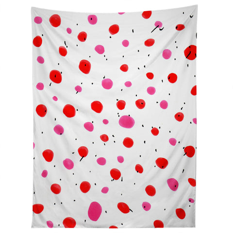 Allyson Johnson Strawberry Bubble Gum Tapestry