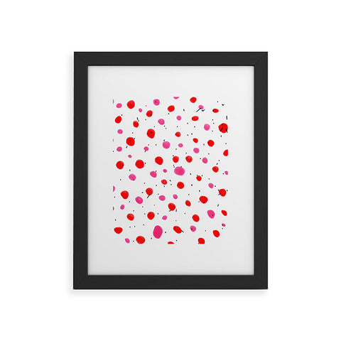 Allyson Johnson Strawberry Bubble Gum Framed Art Print
