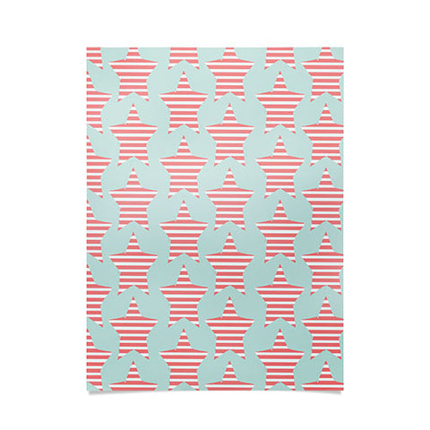 Allyson Johnson Stripes And Stars Poster