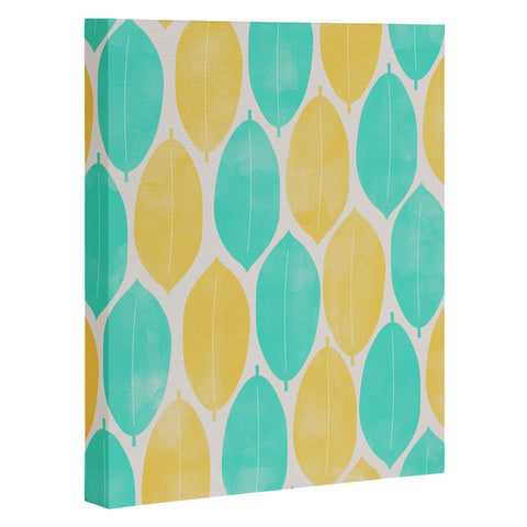 Allyson Johnson Summer Leaves Art Canvas