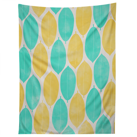 Allyson Johnson Summer Leaves Tapestry