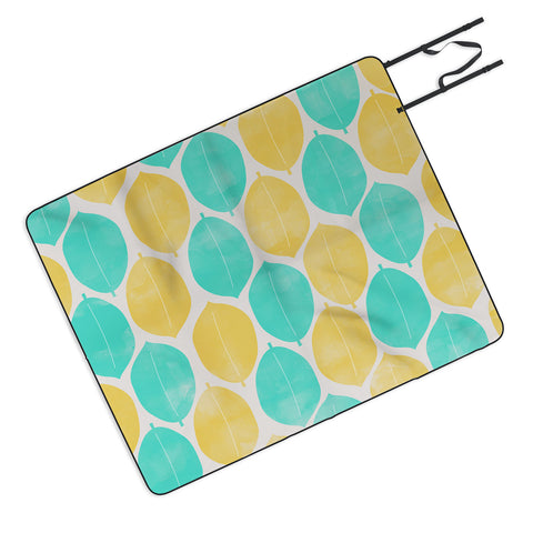 Allyson Johnson Summer Leaves Picnic Blanket