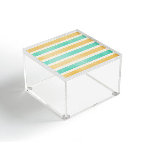 Allyson Johnson Summer Time Stripes Acrylic Box