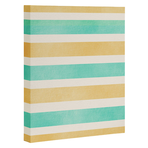 Allyson Johnson Summer Time Stripes Art Canvas