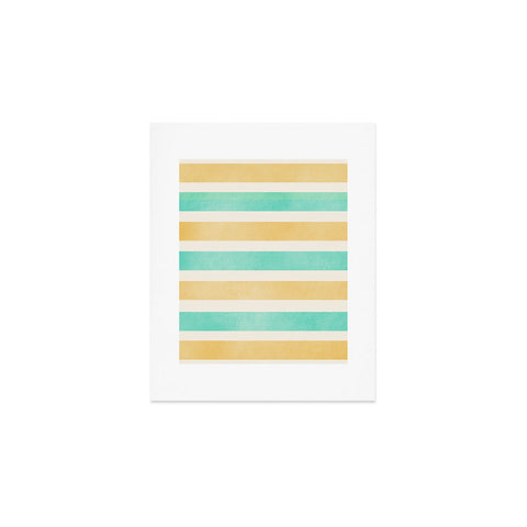 Allyson Johnson Summer Time Stripes Art Print