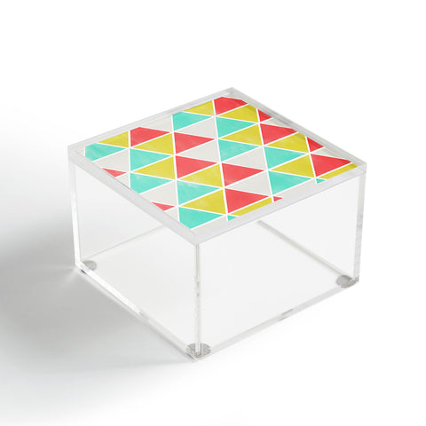 Allyson Johnson Summer Triangles Acrylic Box