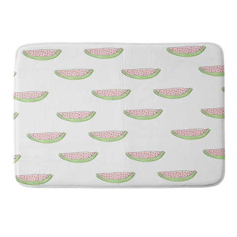 Allyson Johnson Summertime Watermelon Memory Foam Bath Mat