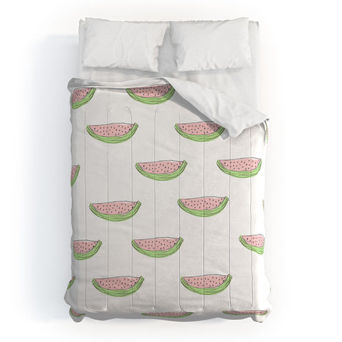 Allyson Johnson Summertime Watermelon Comforter