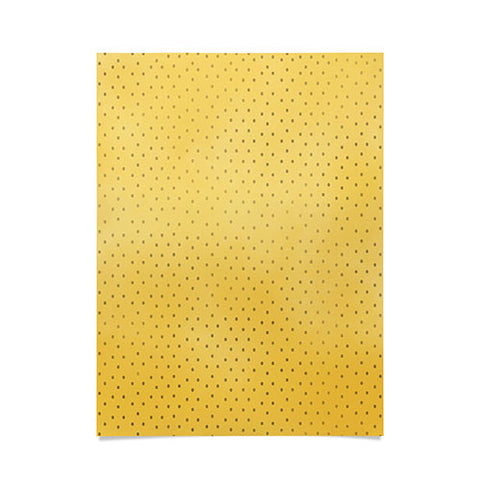 Allyson Johnson Sunny Yellow Dots Poster