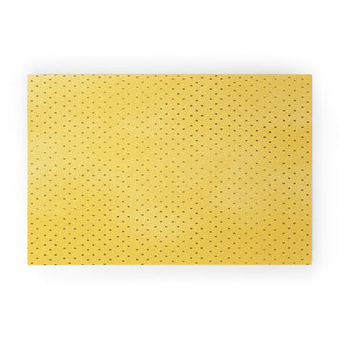 Allyson Johnson Sunny Yellow Dots Welcome Mat