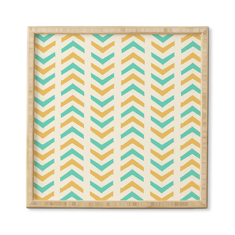 Allyson Johnson Sunshine And Mint Framed Wall Art