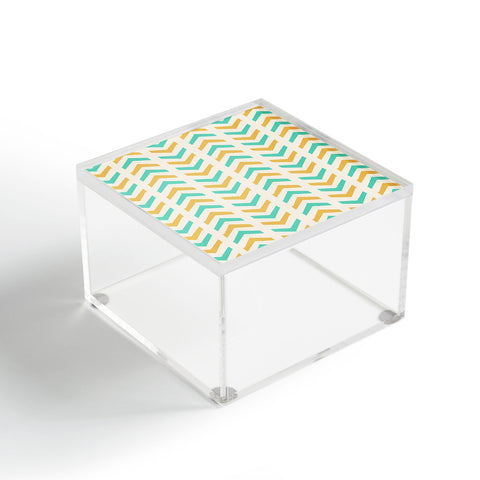 Allyson Johnson Sunshine And Mint Acrylic Box