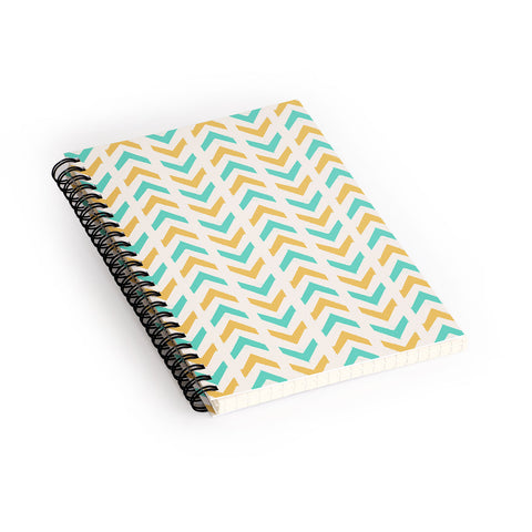 Allyson Johnson Sunshine And Mint Spiral Notebook
