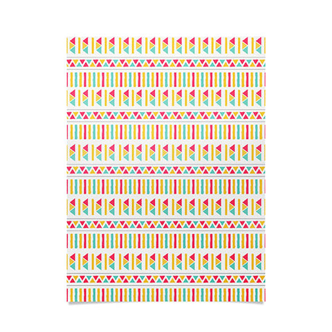 Allyson Johnson Super Bright Aztec Poster