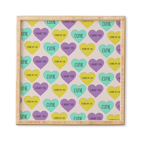 Allyson Johnson Sweet Hearts Framed Wall Art