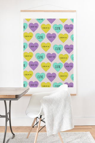 Allyson Johnson Sweet Hearts Art Print And Hanger
