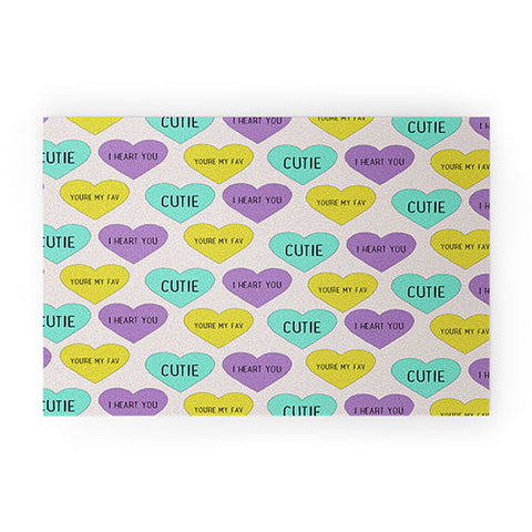 Allyson Johnson Sweet Hearts Welcome Mat