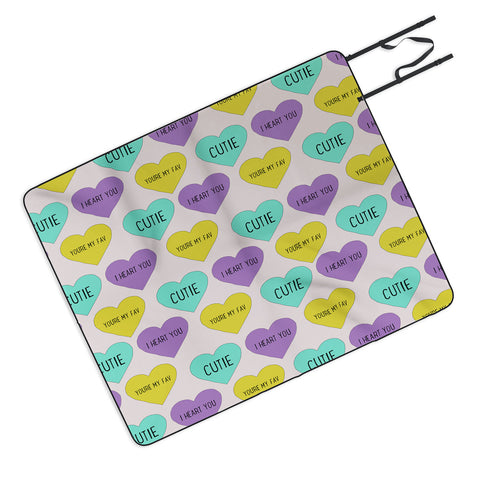 Allyson Johnson Sweet Hearts Picnic Blanket