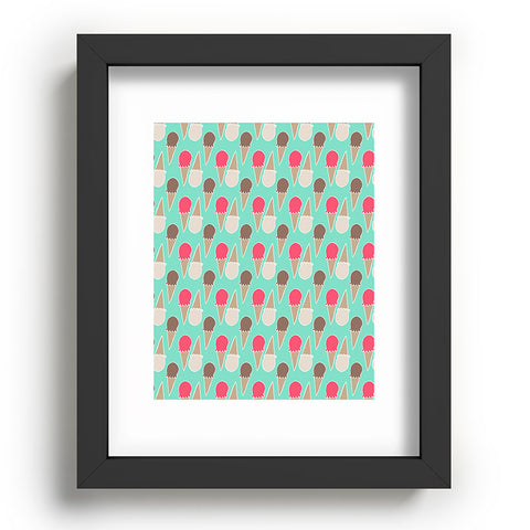 Allyson Johnson Sweet Ice Cream Recessed Framing Rectangle