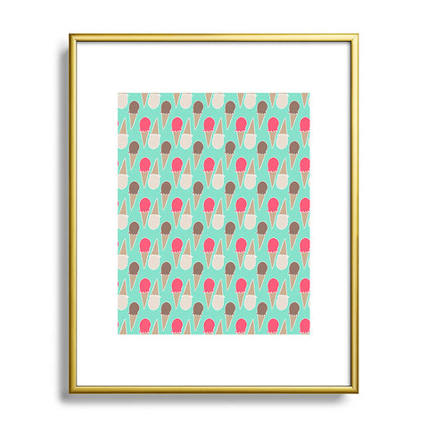 Allyson Johnson Sweet Ice Cream Metal Framed Art Print