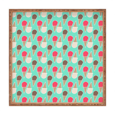 Allyson Johnson Sweet Ice Cream Square Tray