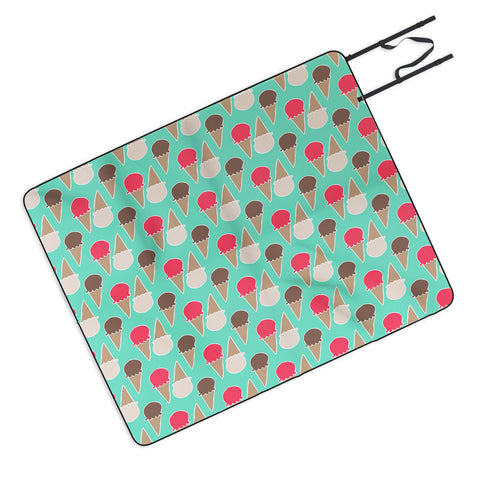 Allyson Johnson Sweet Ice Cream Picnic Blanket