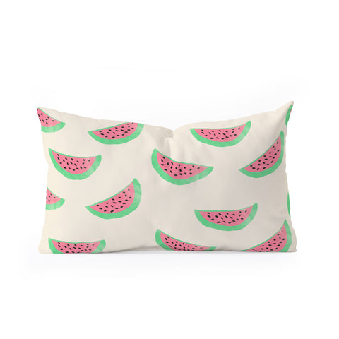 Allyson Johnson Sweet Watermelons Oblong Throw Pillow