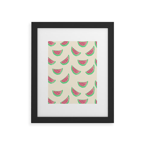 Allyson Johnson Sweet Watermelons Framed Art Print