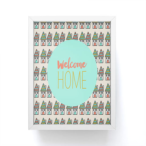 Allyson Johnson Sweet Welcome Framed Mini Art Print
