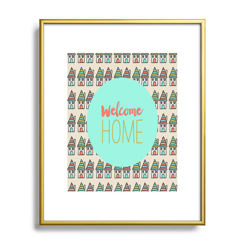 Allyson Johnson Sweet Welcome Metal Framed Art Print