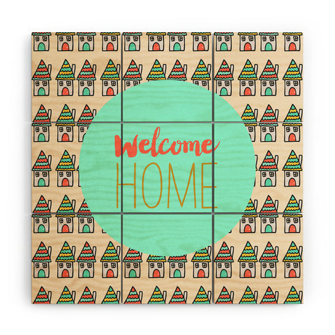 Allyson Johnson Sweet Welcome Wood Wall Mural