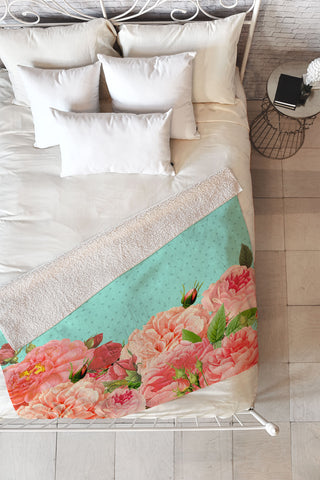 Allyson Johnson Sweetest Floral Fleece Throw Blanket