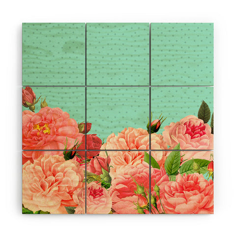 Allyson Johnson Sweetest Floral Wood Wall Mural