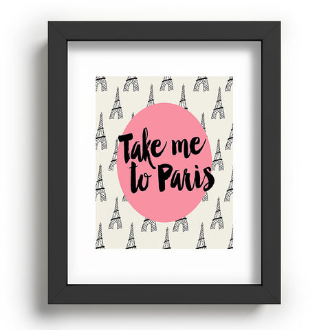 Allyson Johnson Take me to Paris Recessed Framing Rectangle