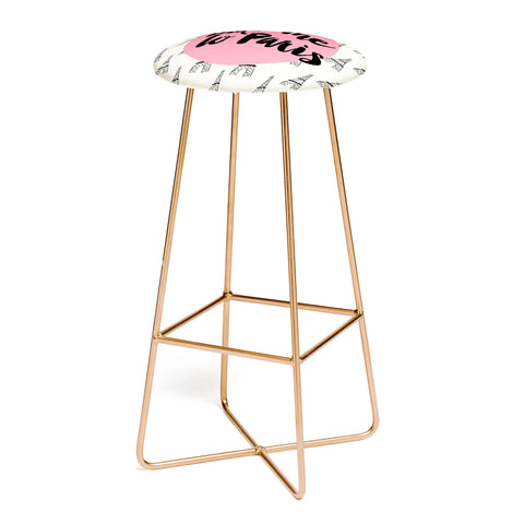 Allyson Johnson Take me to Paris Bar Stool