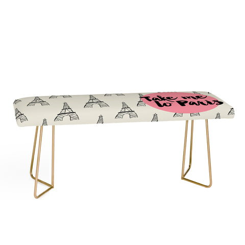 Allyson Johnson Take me to Paris Bench