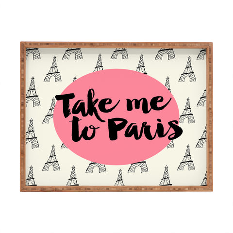 Allyson Johnson Take me to Paris Rectangular Tray