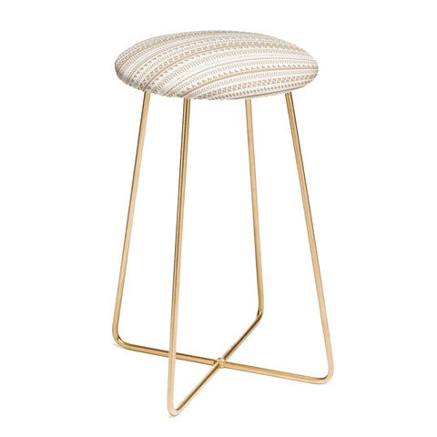 Allyson Johnson Tan Aztec Counter Stool