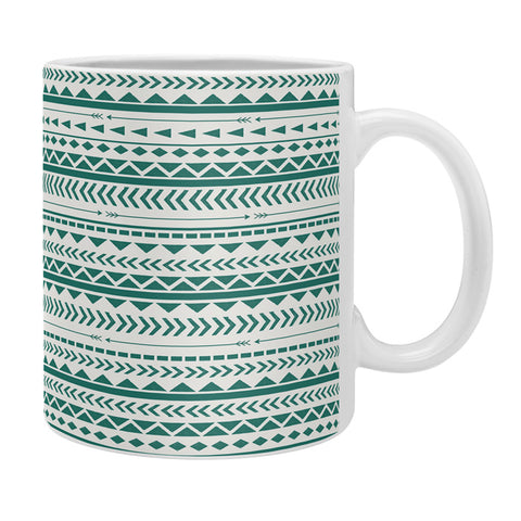 Allyson Johnson Teal Aztec Coffee Mug