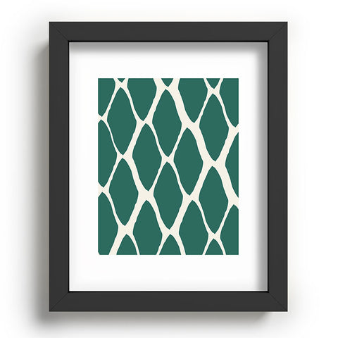 Allyson Johnson Teal Dreams Recessed Framing Rectangle