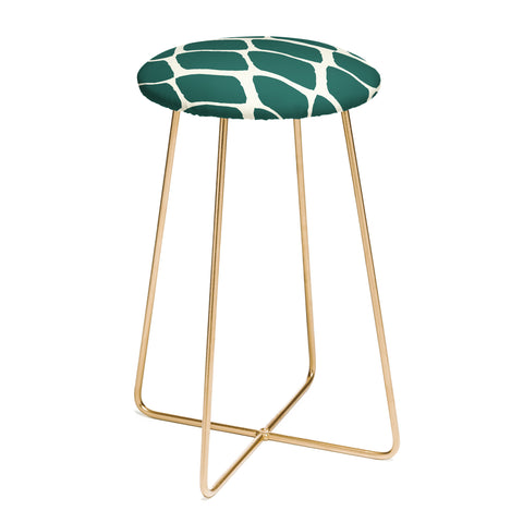 Allyson Johnson Teal Dreams Counter Stool