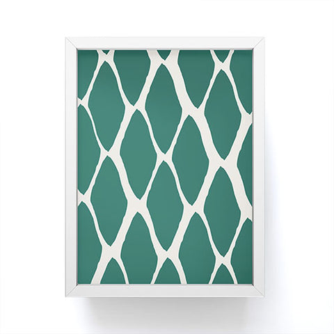 Allyson Johnson Teal Dreams Framed Mini Art Print