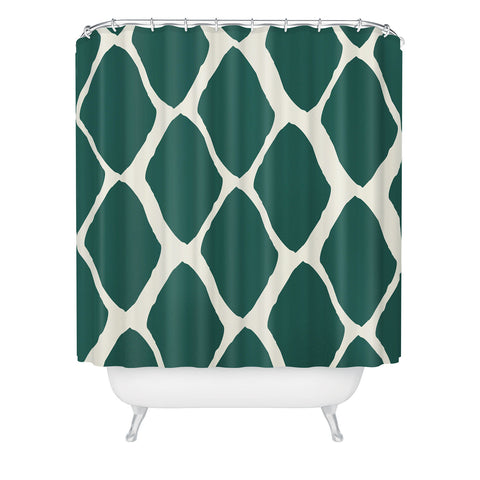 Allyson Johnson Teal Dreams Shower Curtain