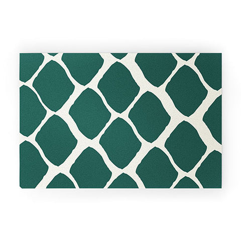 Allyson Johnson Teal Dreams Welcome Mat